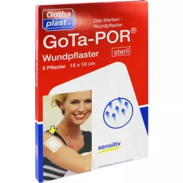 GOTA-POR Sterylny plaster na rany 100x150 mm, 5 szt
