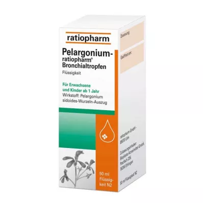 Pelargonium Ratiopharm krople do oskrzeli, 50 ml Pelargonium Ratiopharm krople do oskrzeli, 50 ml