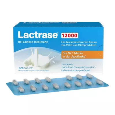 Laktraza 12 000 kapsułek FCC , 150 sztuk