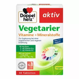 Doppelherz Wegetariańskie Witaminy + Minerały Tabletki, 30 szt