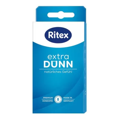 RITEX bardzo cienkie prezerwatywy, 8 szt