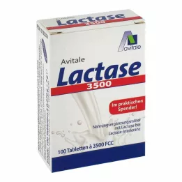 LACTASE 3 500 FCC Tabletki w dozowniku zatrzaskowym, 100 szt