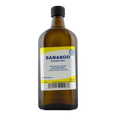 Butelki ze srebra koloidalnego Sanargo, 500 ml
