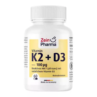 VITAMIN Kapsułki K2 MENAQ7, 60 kapsułek VITAMIN Kapsułki K2 MENAQ7, 60 kapsułek