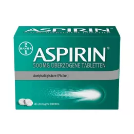 ASPIRIN Tabletki powlekane 500 mg, 40 szt