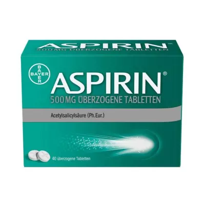 Aspiryna 500 mg tabletki powlekane, 40 szt Aspiryna 500 mg tabletki powlekane, 40 szt
