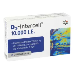 D3-INTERCELL 10 000 j.m. w kapsułkach, 30 szt