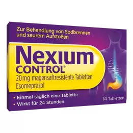 NEXIUM Tabletki powlekane dojelitowe Control 20 mg, 14 szt