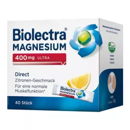 BIOLECTRA Magnesium 400 mg Ultra Direct Lemon, 40 szt