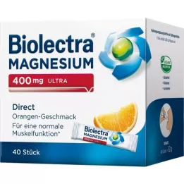 BIOLECTRA Magnesium 400 mg Ultra Direct Orange, 40 szt