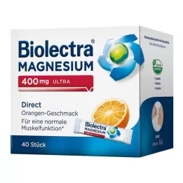 BIOLECTRA Magnesium 400 mg Ultra Direct Orange, 40 szt