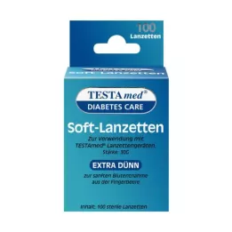 TESTAMED Lancety miękkie, 100 szt