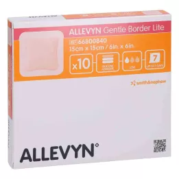 ALLEVYN Opatrunek piankowy Gentle Border Lite 15x15 cm, 10 szt