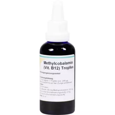 Krople metylokobalaminy i witaminy B12 (50 ml)