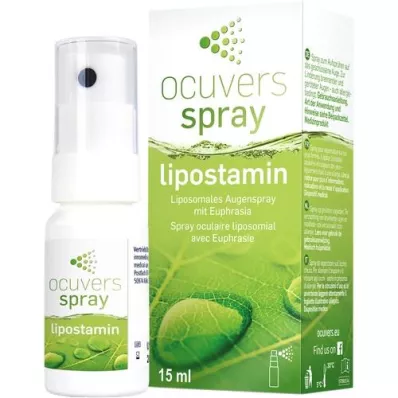 OCUVERS Lipostamin spray do oczu z eufrazją, 15 ml