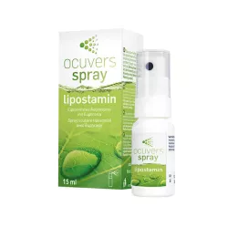 OCUVERS Lipostamin spray do oczu z eufrazją, 15 ml