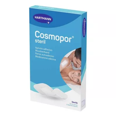 COSMOPOR sterylny opatrunek na ranę 8x15 cm, 5 szt