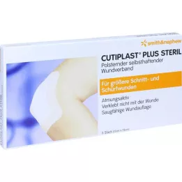 CUTIPLAST Plus sterylny opatrunek 7,8x15 cm, 5 szt
