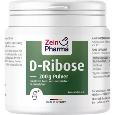 D-RIBOSE Proszek z fermentacji, 200 g