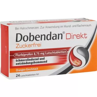 DOBENDAN Bezpośredni bezcukrowy Flurbiprofen 8,75 mg Lut, 24 szt