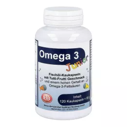 OMEGA-3 kapsułki do żucia Junior Berco, 120 szt