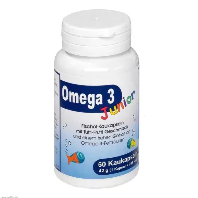 OMEGA-3 kapsułki do żucia Junior Berco, 60 szt OMEGA-3 kapsułki do żucia Junior Berco, 60 szt