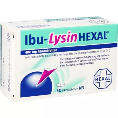 IBU-LYSINHEXAL Tabletki powlekane, 50 szt