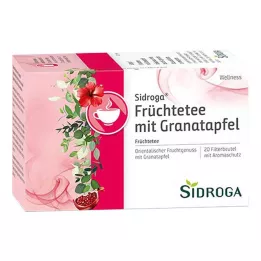 SIDROGA Herbata owocowa Wellness z granatem w saszetce z filtrem, 20X2,0 g