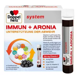 DOPPELHERZ Ampułki systemu Immun+Aronia, 10 szt