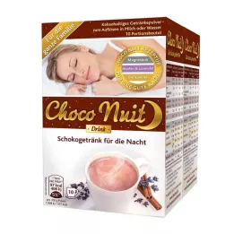 CHOCO NUIT Good Night Chocolate Drink Powder, 20 szt