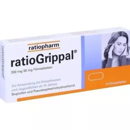 RATIOGRIPPAL Tabletki powlekane 200 mg/30 mg, 10 szt