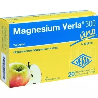 MAGNESIUM VERLA 300 granulek jabłkowych, 20 szt