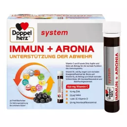 DOPPELHERZ Ampułki systemu Immun+Aronia, 30 szt