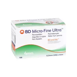 BD Igły Micro-Fine Ultra Pen 0,23x4 mm, 100 szt