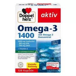 DOPPELHERZ Omega-3 1400 kapsułek, 120 szt