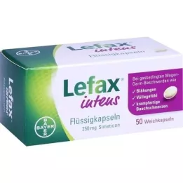 LEFAX intensywne kapsułki płynne 250 mg simeticon, 50 szt