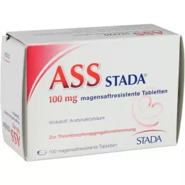 ASS STADA Tabletki powlekane dojelitowo 100 mg, 100 szt