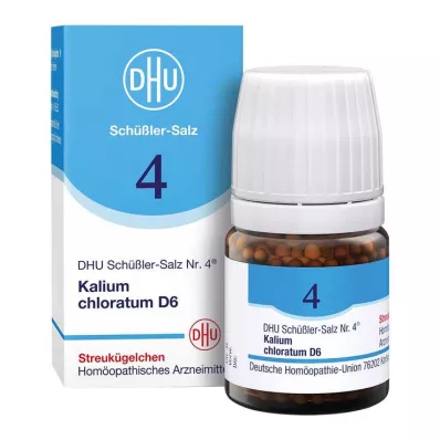 BIOCHEMIE DHU 4 Kalium chloratum D 6 globulek, 10 g