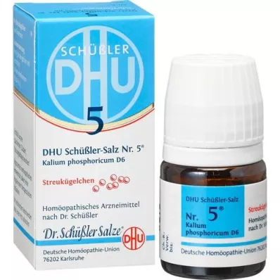 BIOCHEMIE DHU 5 Kalium phosphoricum D 6 globulek, 10 g