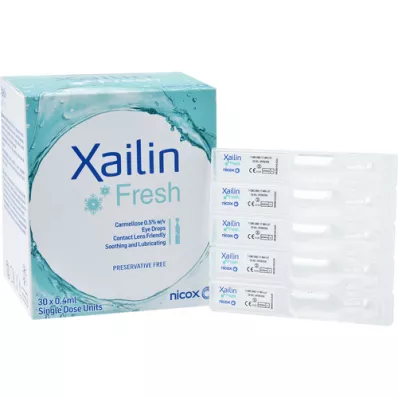 XAILIN Świeże krople do oczu, 30 x 0,4 ml