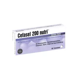 Cefasel 200 tabletek nutri selen, 60 szt
