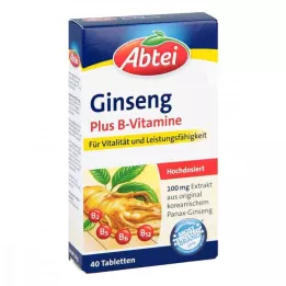 ABTEI Tabletki Żeń-szeń Plus Witaminy z grupy B, 40 szt