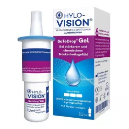 HYLO-VISION Żelowe krople do oczu SafeDrop, 10 ml