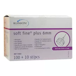 SOFT FINE plus kaniule 6 mm 31 G 0,25 mm, 110 szt