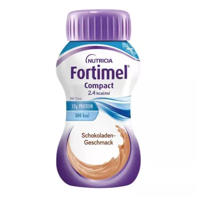 FORTIMEL Compact 2.4 o smaku czekoladowym, 4X125 ml