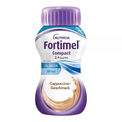 Fortimel Compact 2.4 o smaku cappuccino, 4X125 ml