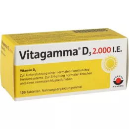 VITAGAMMA witamina D3 2,000 I.U. NEM tabletki, 100 szt