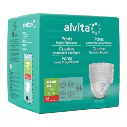ALVITA Majtki chłonne super średnie, 14 szt