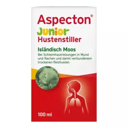 ASPECTON Sok z mchu islandzkiego hamujący kaszel Junior, 100 ml