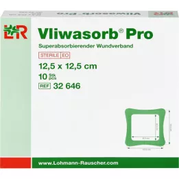 VLIWASORB Pro superabsorb.comp.sterile 12,5x12,5 cm, 10 szt